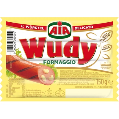 Aia Drůbeží párky se sýrem 150 g