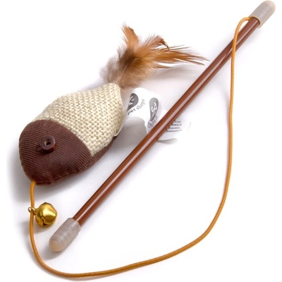 JK ANIMALS Ryba na prúte s catnipom (santou) 18 cm