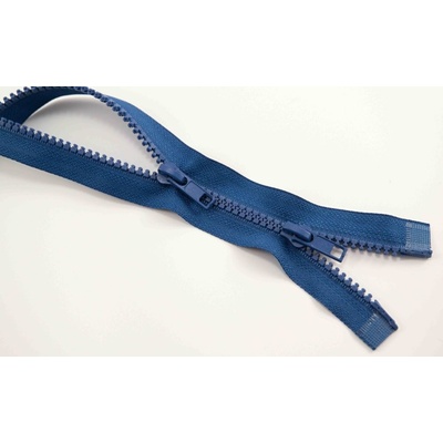 Protipohyb kostený zips - dĺžka (65 - 150 cm) - rôzne farby 85 cm Stredne modrá