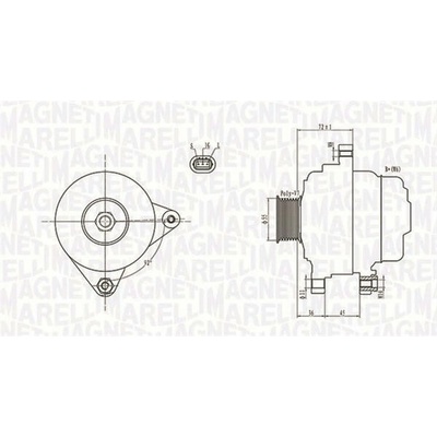 generátor MAGNETI MARELLI 063731792010