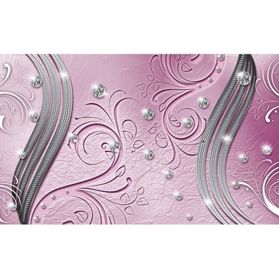 Preinterier FT4611 Fototapeta na stenu Ružovo diamantový ornament vlies 104cm x 70cm