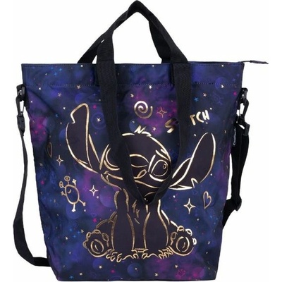 Colorino taška přes rameno Soho Stitch Gold PES fialová