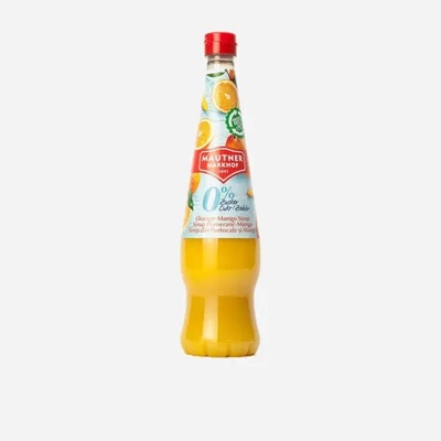 Mautner Markhof Sirup 0% cukr pomeranč a mango 12 x 700 ml