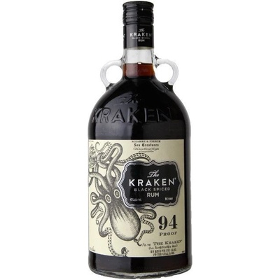 Kraken Black Spiced 47% 1,75 l (holá láhev)