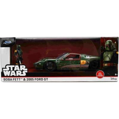 Simba Jada Star Wars Ford GT 2005 v mierke s figúrkou Bobu Fetta 1:24