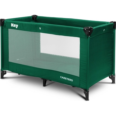 Caretero Cestovní postýlka Key Dark Green – Hledejceny.cz