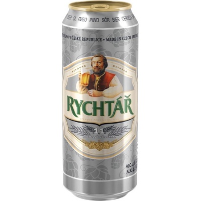 Rychtář Grunt 11 světlý ležák 4,6% 0,5 l (plech)