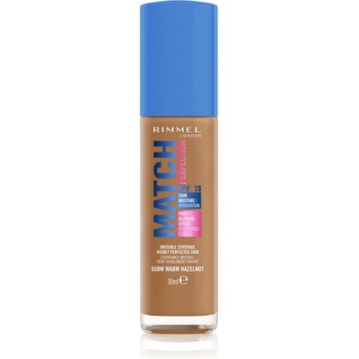 Rimmel Match Perfection tekutý make-up SPF 15 550W warm hazelnut 30 ml