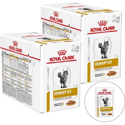 Royal Canin VD Cat Urinary S/O Moderate Calorie 12 x 85 g
