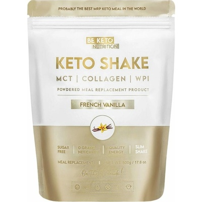 BeKeto Dietní keto koktejl Francouzská vanilka 500 g