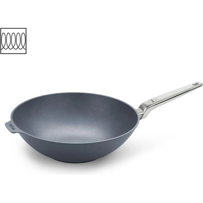 Wok Pánev Diamond Lite PRO s nerezovou rukojetí 32 cm na indukci - WOLL