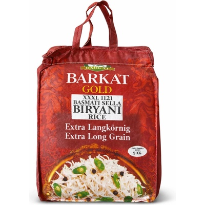 Barkat Gold XXXL 1121 Basmati Sella rýže 5 kg