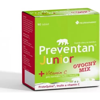 Preventan Junior ovocný mix 90 tablet