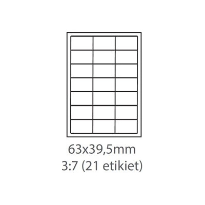 Ecodata biele 21ks/A4 100 listov ECO-06303900