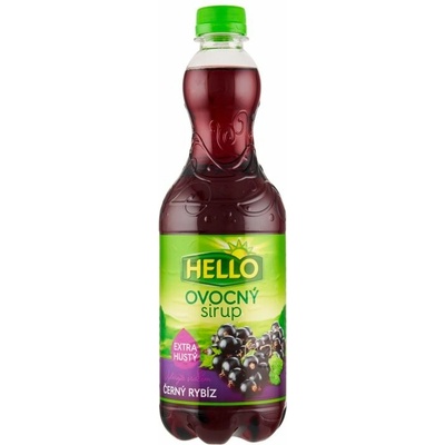 Hello Ovocný sirup černý rybíz 0,7 l