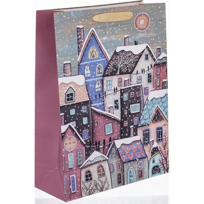 Darčeková taška Zimné Vianoce Vianoce 40x30x12