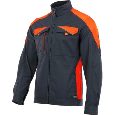 Sara Workwear Strečová blůza Neoflex grafitová oranžová