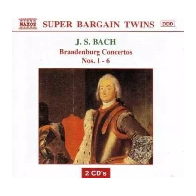 Johann Sebastian Bach: Brandenburg Concertos Nos 1-6 2 CD – Hledejceny.cz