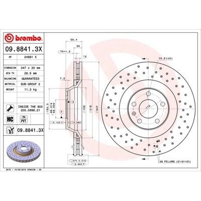 BREMBO 09.8841.3X