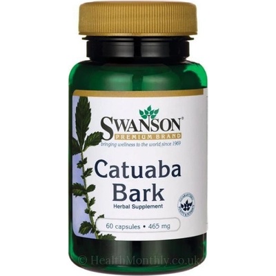 Swanson Catuaba Bark 465 mg 60 kapsúl