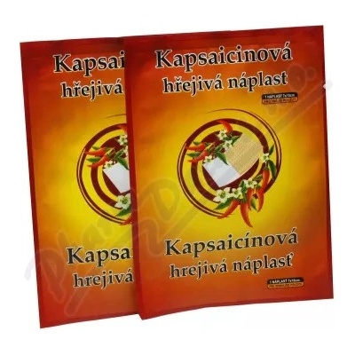 Capsicolle Kapsaicínová hrejivá náplasť 7 x 10 cm