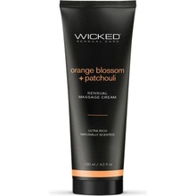 Wicked Sensual massage cream masážní krém Orange Blossom + Patchouli 120 ml