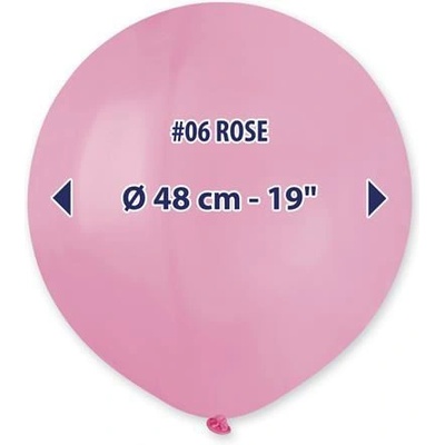 Gemar #006 Balónek 48 cm 19 růžový