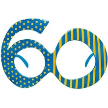 PartyDeco Narodeninové okuliare 60-tka