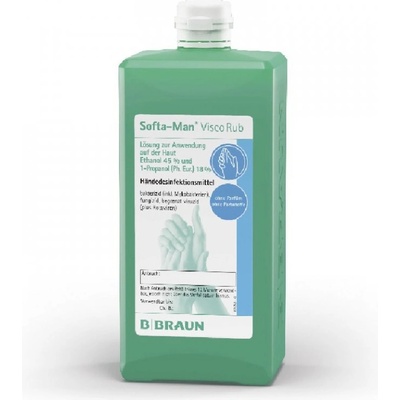 Softa-Man ViscoRub dezinfekce rukou bez vody s pumpičkou 1000 ml
