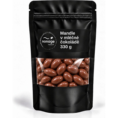 NONAGE Mandle v mliečnej čokoláde 330 g