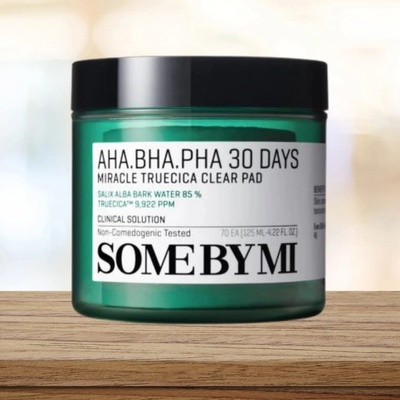 Some By Mi AHA BHA PHA 30 Days Miracle TrueCica Clear Pad exfoliační pleťové tampony pro problematickou pleť 70 ks – Hledejceny.cz