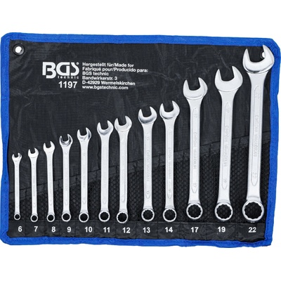 BGS technic Sada očkoplochých klíčů 6 - 22 mm 12dílná BGS 1197