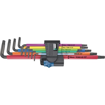 Wera Zástrčné klíče 967/9 Torx XL Multicolour HF 1 Sada 9 ks dlouhých klíčů s přidržovací funkcí 024470