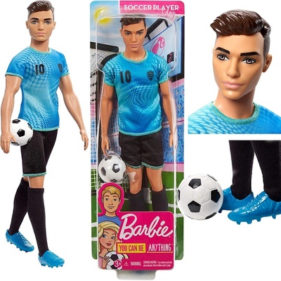 Mattel Barbie Ken Povolání Fotbalista