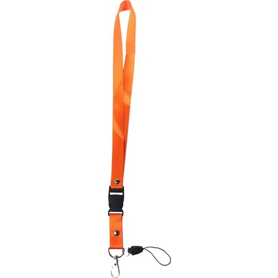 Šňůrka na krk oranžová