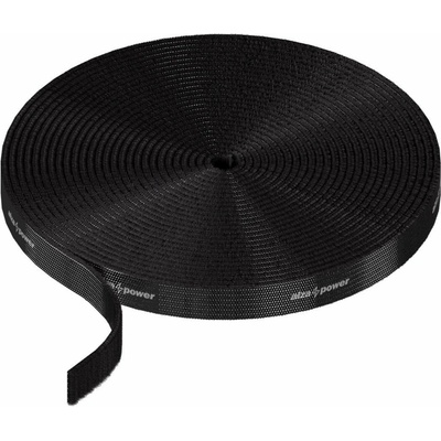 AlzaPower VelcroStrap+ Roll 3m čierna APW-COGRS3B