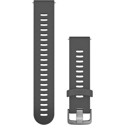 Garmin Quick Release 20mm, silikonový šedý, stříbrná přezka 010-11251-1N – Hledejceny.cz