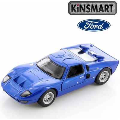 Kinsmart 1966 Ford GT modrý 1:32