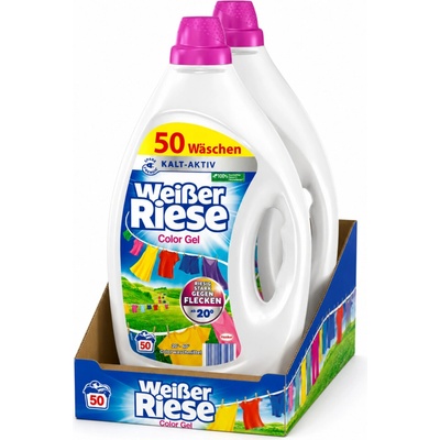 Weisser Riese Color prací gel 2 x 50 PD