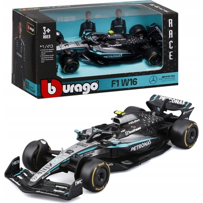 Bburago Zberateľský model F1 Mercedes-AMG Petronas W16 2025 č. 12 Kimi Antonelli mierka 1:43