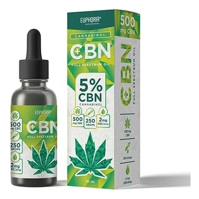 Euphoria CBC konopný olej full spectrum 5% 500 mg 10 ml