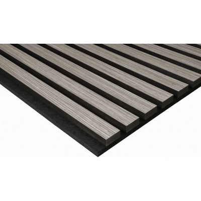 Akustický panel 270x60,5x2,1 cm, šedý dub