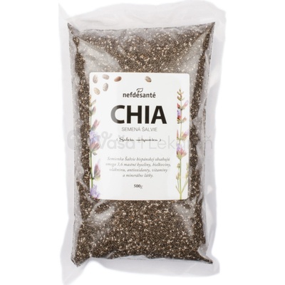 Nefdesanté CHIA semienka semená Šalvie 500 g