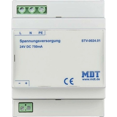 MDT sieťový zdroj na montážnu lištu (DIN lištu), 24 V, 0.75 A, 18 W