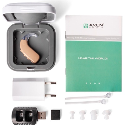 Axon D-322 Digitální nabíjecí naslouchátko za ucho – Hledejceny.cz