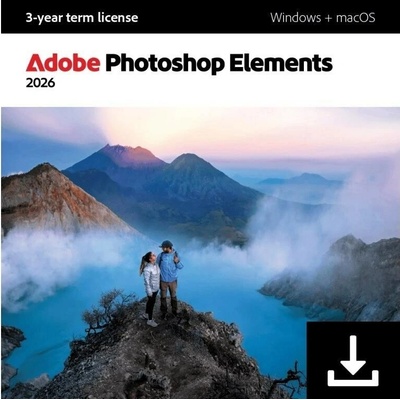 Photoshop Elements 2026 MP ML (+CZ) Commercial 1 User, 36 Months Term License - 30012459CA01A12