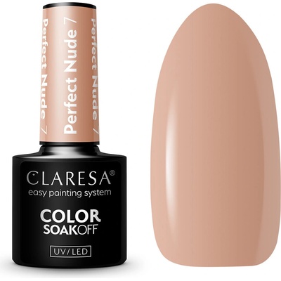 CLARESA Hybridný lak na nechty PERFECT NUDE 7 5g