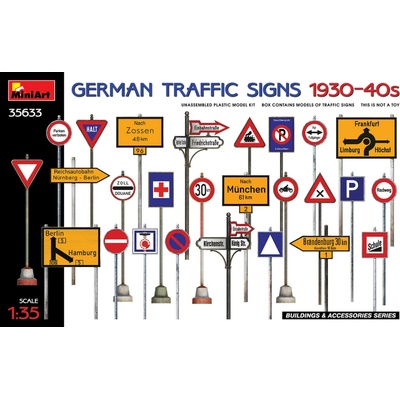 MiniArt German Traffic Signs 1930 40's 1:35