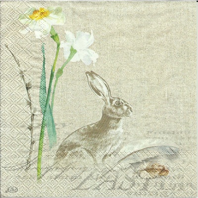 IHR Servítky veľké Narcis 33x33cm