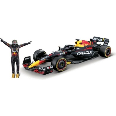 Bburago RACE Formule F1 s figurkou jezdce Oracle Red Bull Racing RB19 2023) č. 1 Verstappen 1:24
